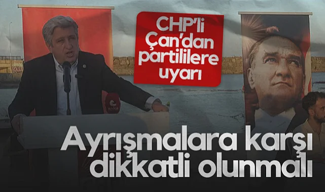 CHP Samsun Milletvekili Murat Çan'dan Partililere Uyarı