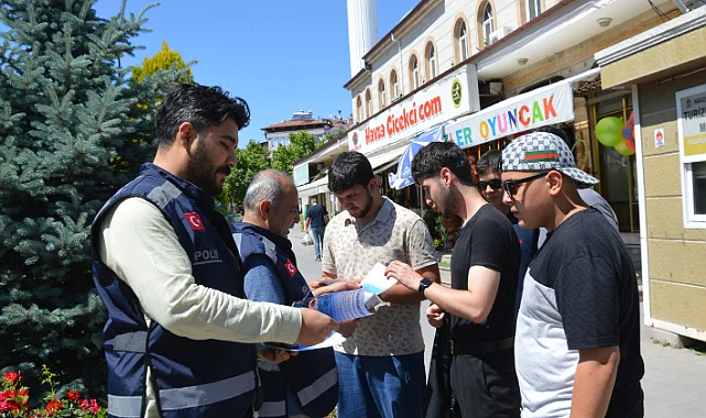 Havza’da Boğulmalara Karşı Polislerden Broşürlü Uyarı