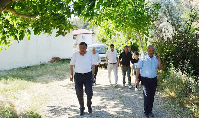 Havza'da Kırsal Mahallelerde Yol Seferberliği Sürüyor