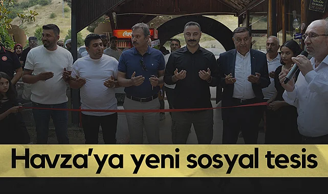 Havza’da Yeni Sosyal Tesis Hizmete Açıldı