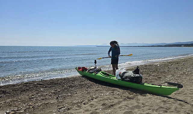 Karadeniz’den Akdeniz’e Kanoyla Yolculuk: Oral Çağlar Samsun’a Ulaştı