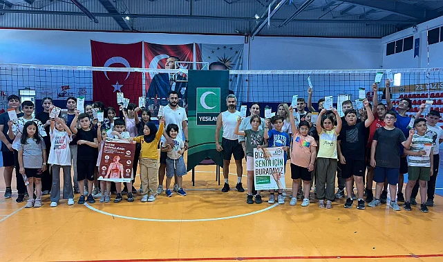 Kavak’ta Madde Bağımlılığına Sporla Dikkat Çekildi: 80 Sporcu Voleybol Turnuvasında Buluştu