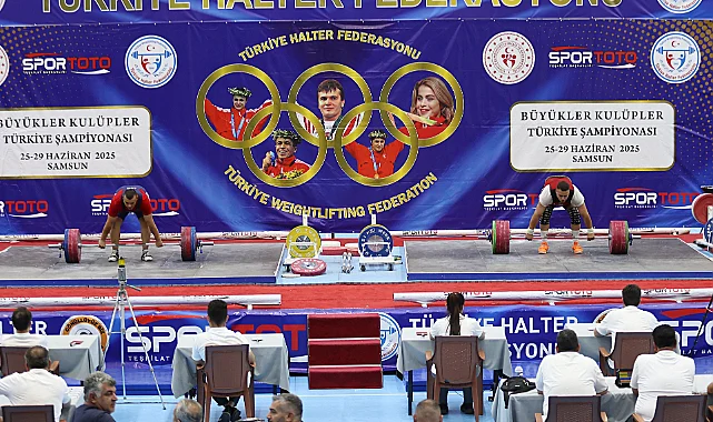 Kulüpler Türkiye Halter Şampiyonası Samsun’da Tamamlandı