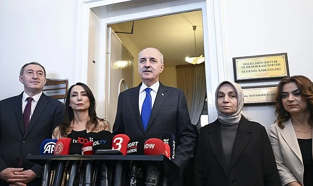 Kurtulmuş’tan DEM Parti Grubu’na Kritik Ziyaret
