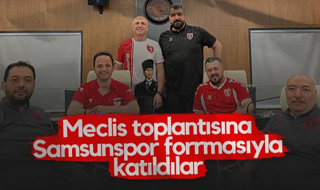 MHP Meclis Üyeleri Samsunspor Formasıyla Toplantıya Katıldı