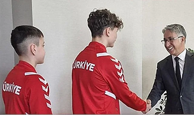 Milli Sporculardan Canik Kaymakamı Aydın’a Ziyaret