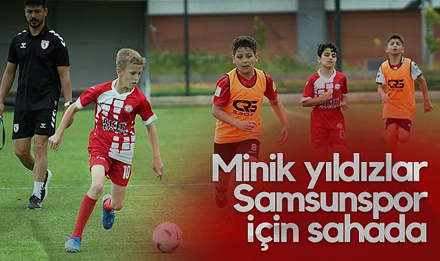 Minik Yıldızlar Samsunspor İçin Sahada