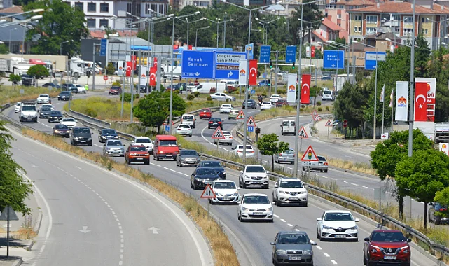 Samsun-Ankara Yolunda Dönüş Yoğunluğu