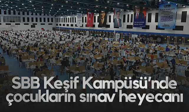 Samsun Büyükşehir Belediyesi Keşif Kampüsü’nde Çocukların Sınav Heyecanı