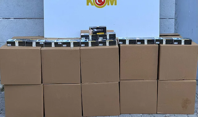 Samsun’da 200 Bin Kaçak Makaron Ele Geçirildi! Bir Gözaltı