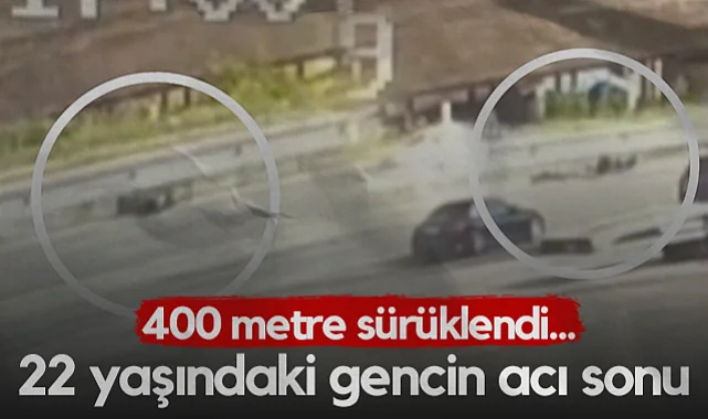 Samsun'da 22 Yaşındaki Gencin Acı Sonu! 400 Metre Sürüklendi...