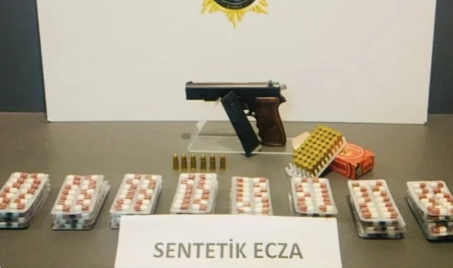 Samsun'da 6 Bin 608 Sentetik Hap Ele Geçirildi