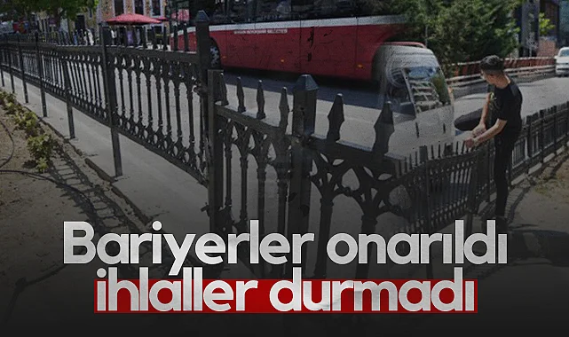 Samsun'da Bariyerler Onarıldı Ama İhlaller Devam Ediyor