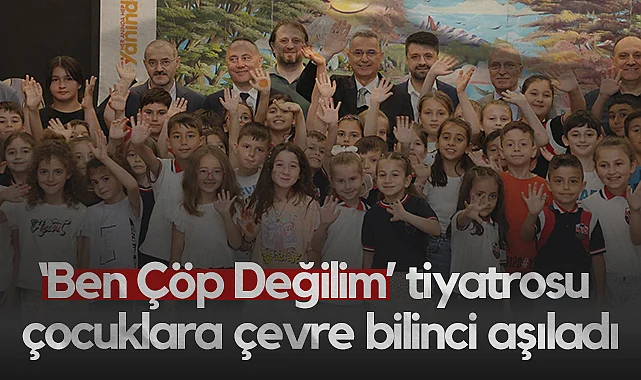 Samsun'da Ben Çöp Değilim Tiyatrosu  Çocuklara Çevre Bilinci Aşıladı