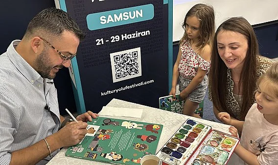 Samsun’da Çağrı Odabaşı ile Renklendirme Etkinliği