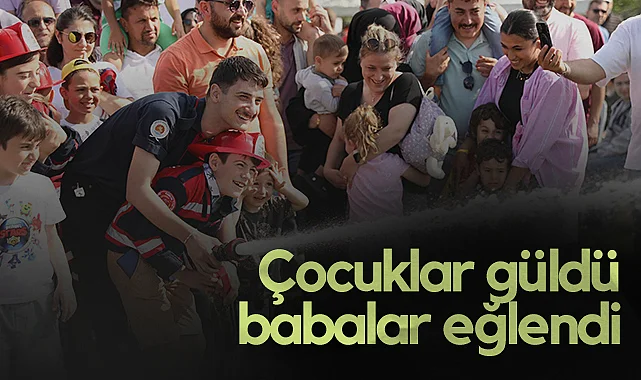 Samsun'da Çocuklar Güldü Babalar Eğlendi