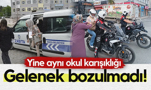 Samsun'da Gelenek Bozulmadı! Öğrenciler Yanlış Okula Gitti, Polis Seferber Oldu