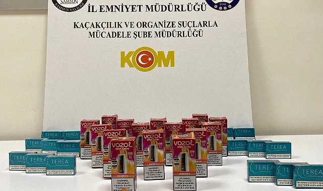 Samsun'da Kaçak Sigara Operasyonu