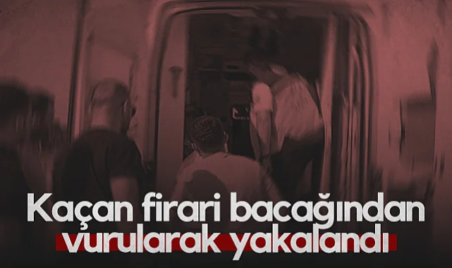 Samsun’da Kaçan Firari Bacağından Vurularak Yakalandı