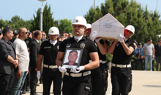 Samsun'da Kalbine Yenik Düşen Polis Memuruna Son Görev