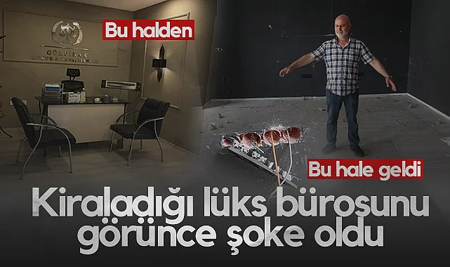 Samsun’da Kiraya Verdiği Ofisi Görünce Şok Yaşadı: Köpek Beslenmiş, Kapılar Sökülmüş