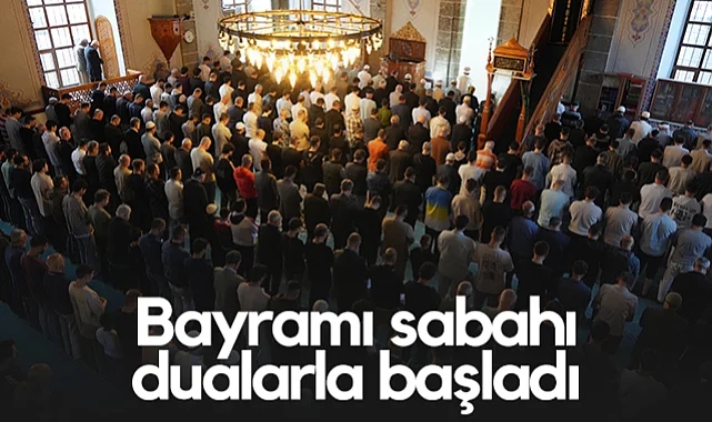 Samsun'da Kurban Bayramı Sabahı Dualarla Başladı