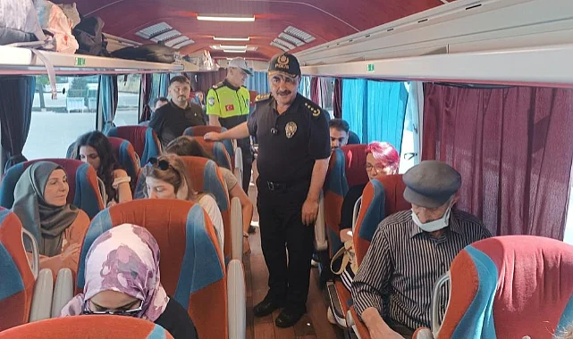 Samsun’da Otobüslerde Kemer Denetimi