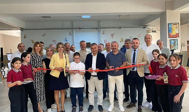 Samsun'da Özel Öğrenci Miraç Küdük'ten İlk Resim Sergisi