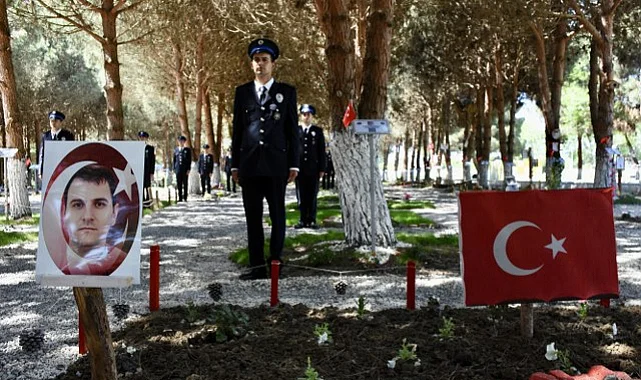 Samsun'da Polis Okulunda Duygulandıran Anı Ormanı