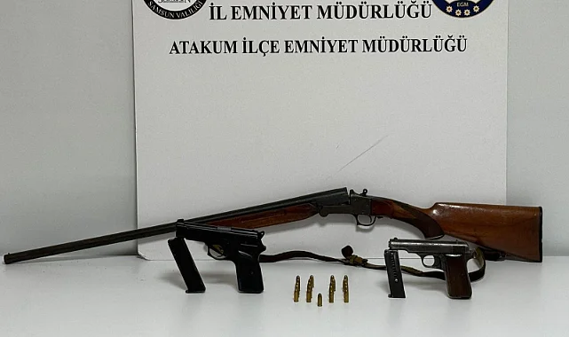 Samsun'da Ruhsatsız Silah Operasyonu: 79 Yaşındaki Şüpheli Gözaltında