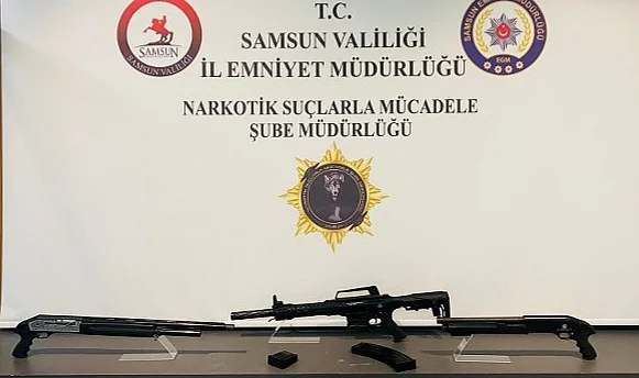 Samsun’da Silah ve Uyuşturucu Operasyonu: 3 Gözaltı