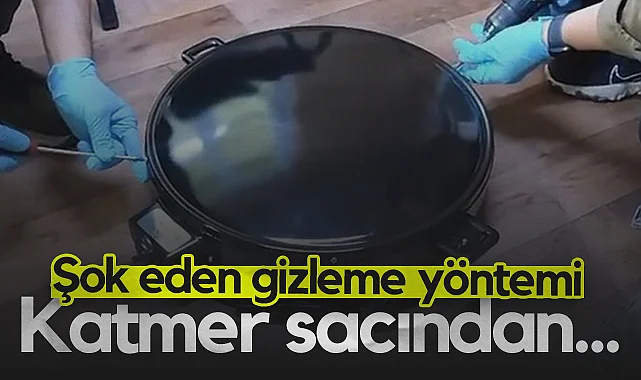 Samsun'da Şok Eden Gizleme Yöntemi: Katmer Sacından Tabanca ve Mermi Çıktı