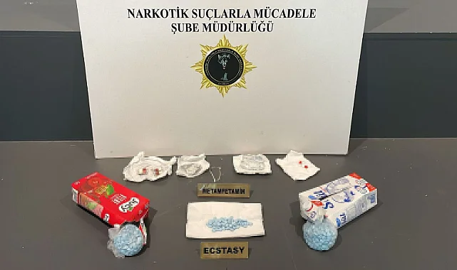 Samsun'da Süt ve Meyve Suyu Kutularında Uyuşturucu Yakalandı