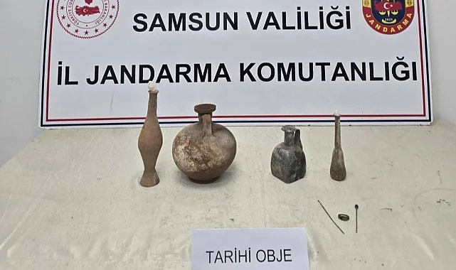 Samsun’da Tarihi Eser Operasyonu: 2 Kişi Gözaltında