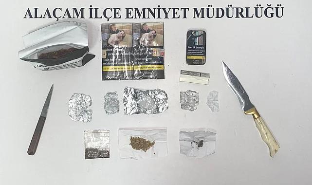 Samsun’da Uyuşturucu Operasyonu: Aracında ve Üzerinde Ele Geçirildi