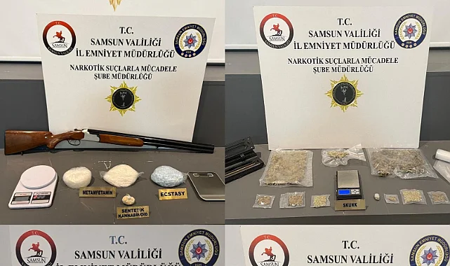 Samsun’da Uyuşturucu Operasyonunda 4 Gözaltı