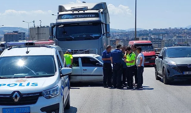 Samsun’da Viyadük Üstünde Korkutan Kaza: 5 Yaşındaki Çocuk Yaralandı