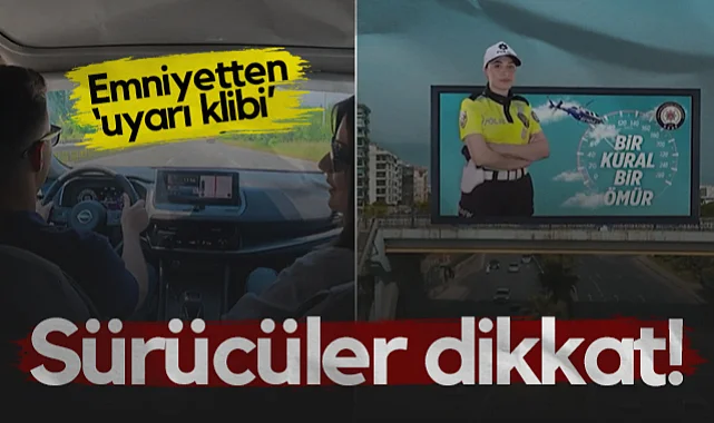 Samsun Emniyet Müdürlüğü'nden Klipli Uyarı: Sürücüler Dikkat!