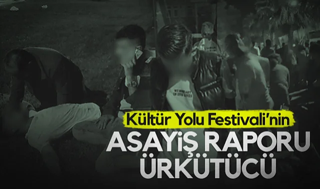 Samsun Kültür Yolu Festivali'nin Asayiş Raporu Ürkütücü