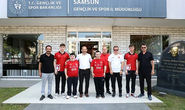 Samsun Spor İl Müdürü Dereci’den Milli Sporculara Moral Ziyareti