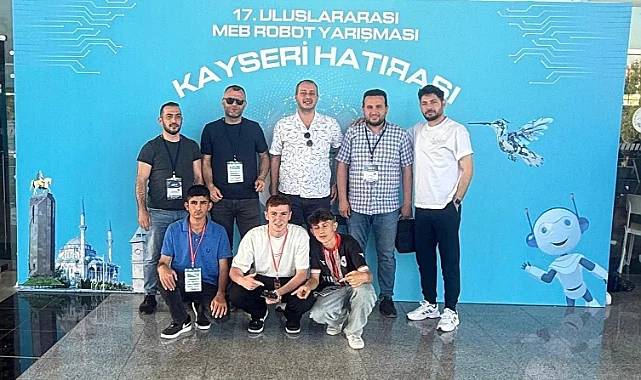 Samsunlu Lise Öğrencileri Robot Yarışmasında Finalde