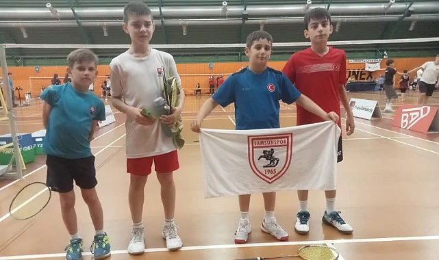 Samsunspor’un Badmintoncusu Çekya’da Şampiyon