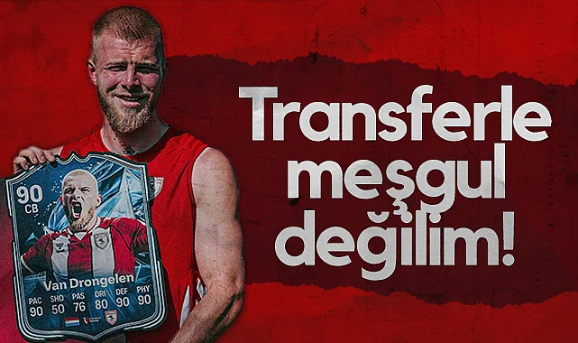 Samsunspor’un Başarılı Stoperi Drongelen: Transferle Meşgul Değilim!