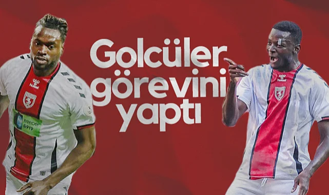 Samsunspor'un Golcüleri Görevini Yaptı