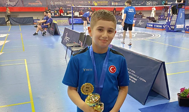 Samsunsporlu Badmintoncu Avrupa Şampiyonu Oldu