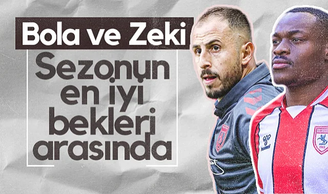 Samsunsporlu Marc Bola ve Zeki Yavru, Sezonun En İyi Bekleri Arasında