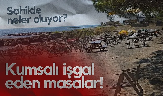 Atakum Sahilinde Neler Oluyor? Kumsalı İşgal Eden Masalar!