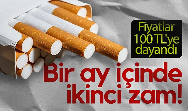 Aynı Sigara Grubuna Bir Ay İçinde İkinci Zam! Fiyatlar 100 TL'ye Dayandı