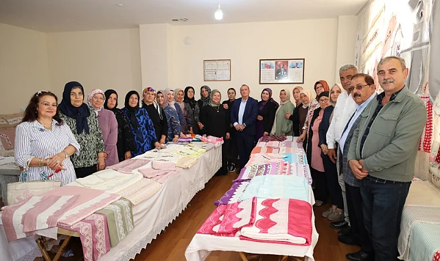 Bafra Karaburç'ta El Sanatları Sergisi Büyük İlgi Gördü