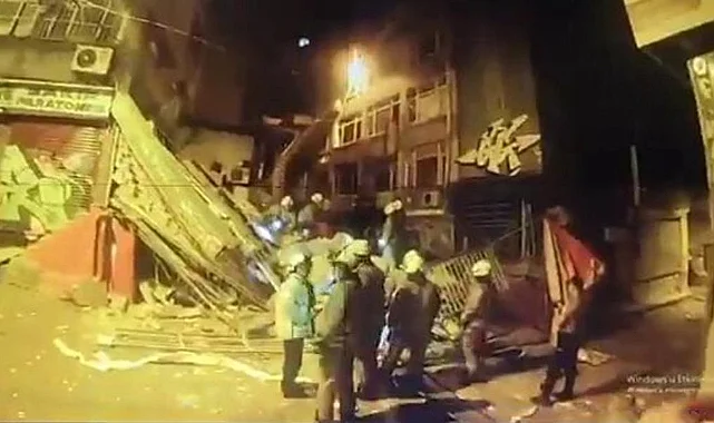 Beyoğlu'nda Büyük Panik: İş Yerinde Patlama, Bina Çöktü!